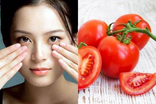 Chữa quầng mắt mắt cà chua